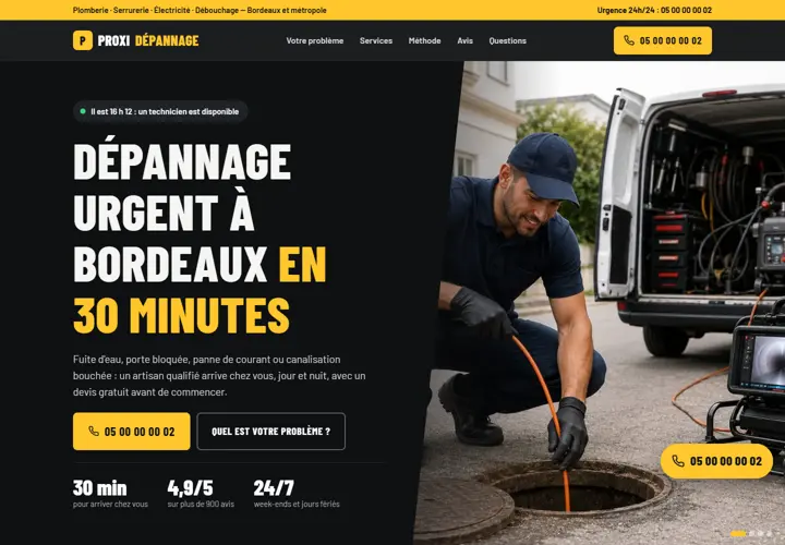 Aperçu du modèle Dépannage 2
